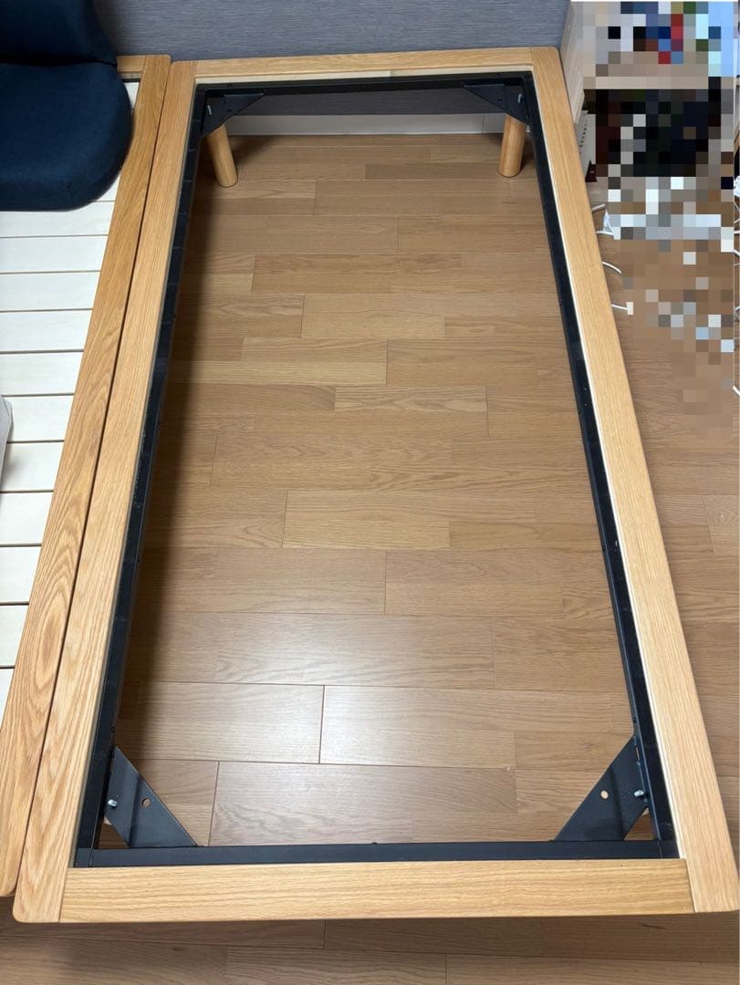 無印良品　木製ベッドフレーム　シングルサイズ　20cm脚付き