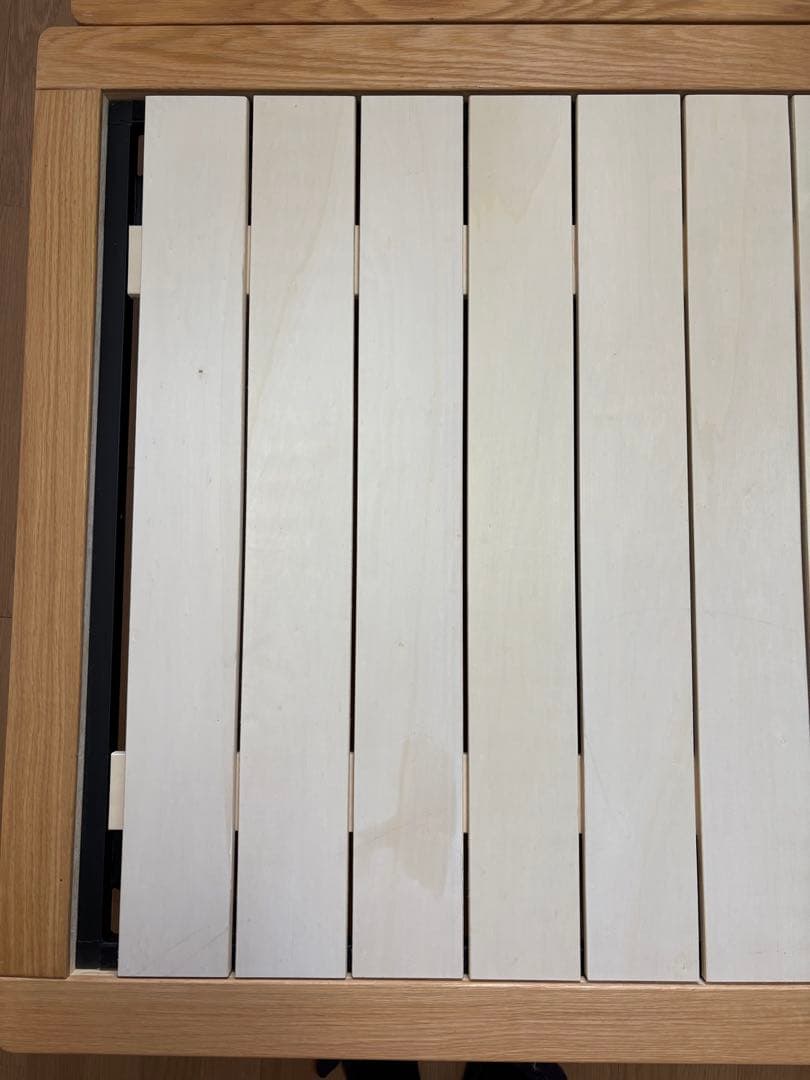 無印良品　木製ベッドフレーム　シングルサイズ　20cm脚付き