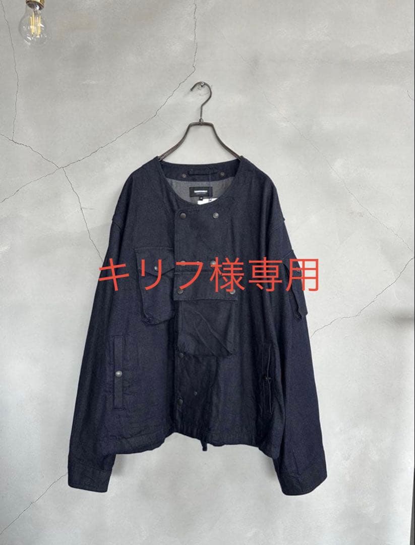 「MODMNT」COLLARLESS JKT カラーレスジャケット / Mサイズ
