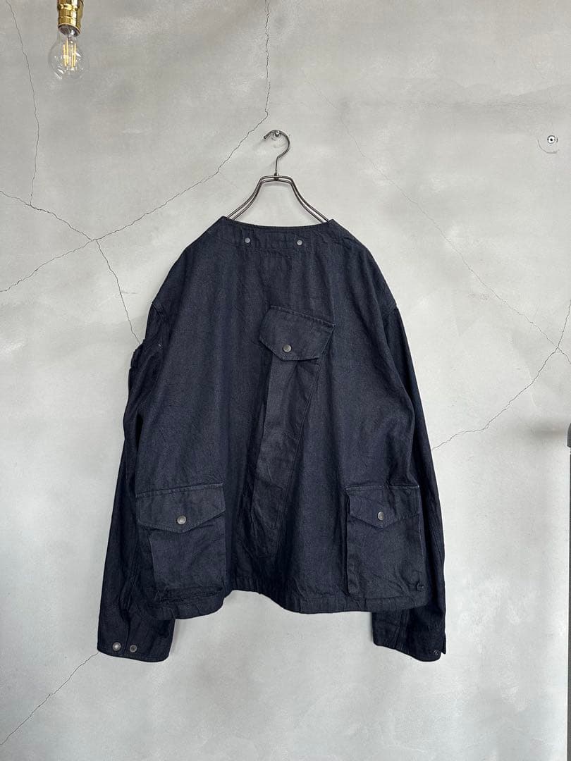「MODMNT」COLLARLESS JKT カラーレスジャケット / Mサイズ