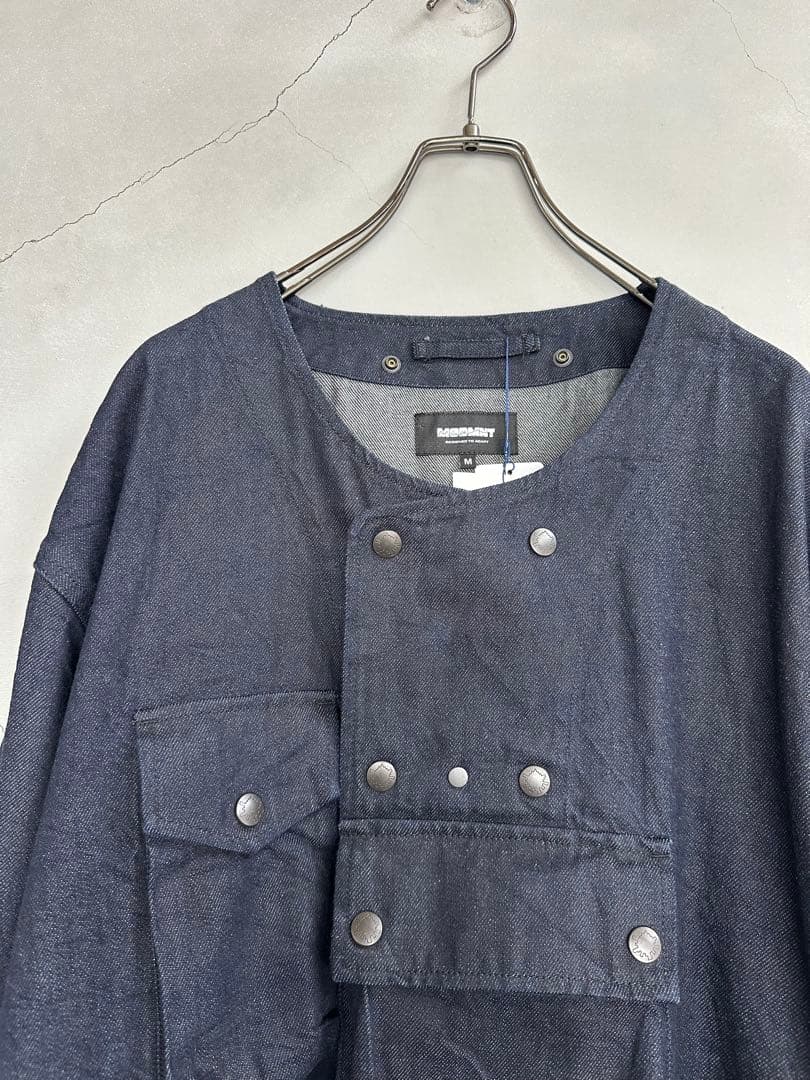 「MODMNT」COLLARLESS JKT カラーレスジャケット / Mサイズ