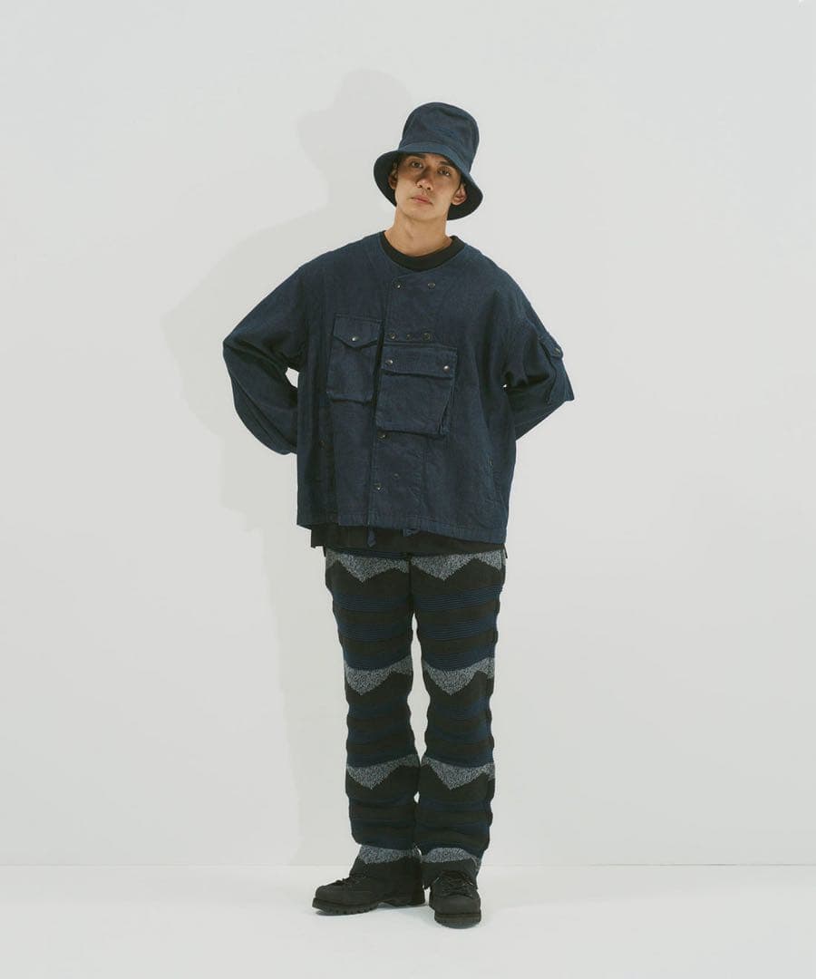 「MODMNT」COLLARLESS JKT カラーレスジャケット / Mサイズ