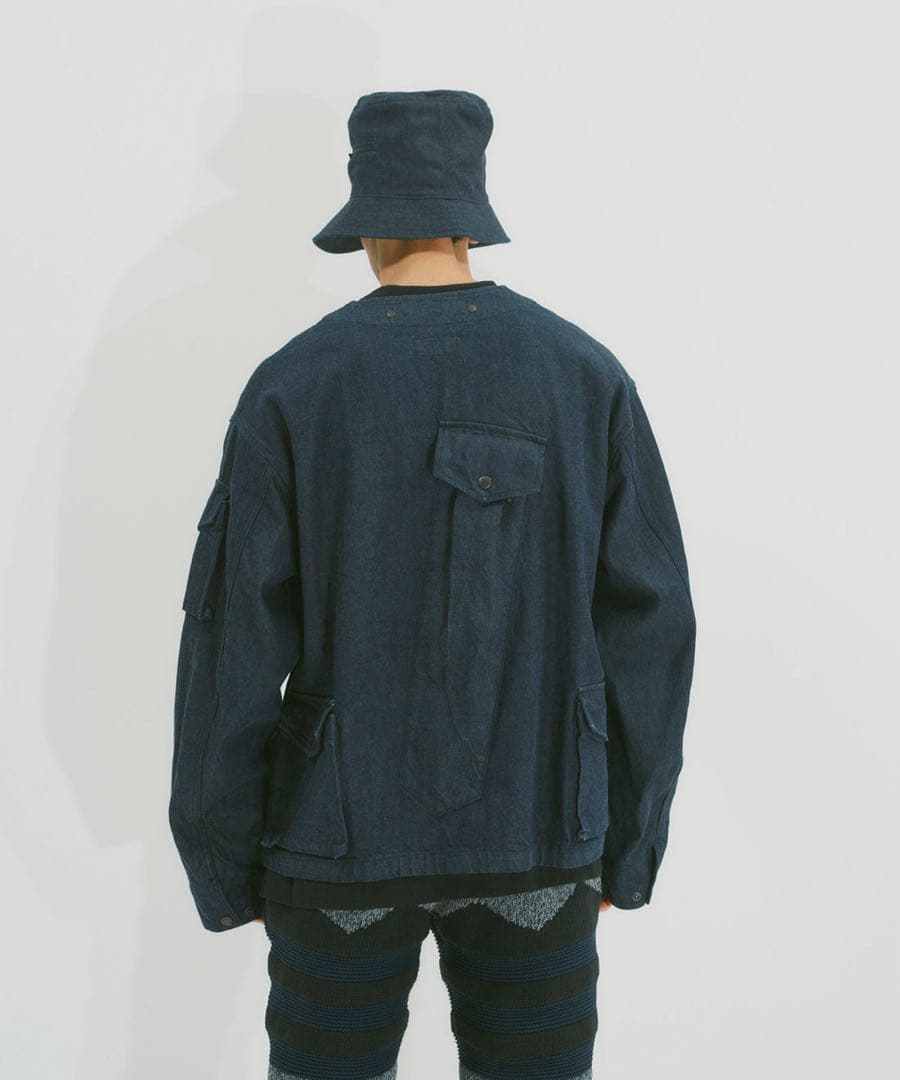 「MODMNT」COLLARLESS JKT カラーレスジャケット / Mサイズ