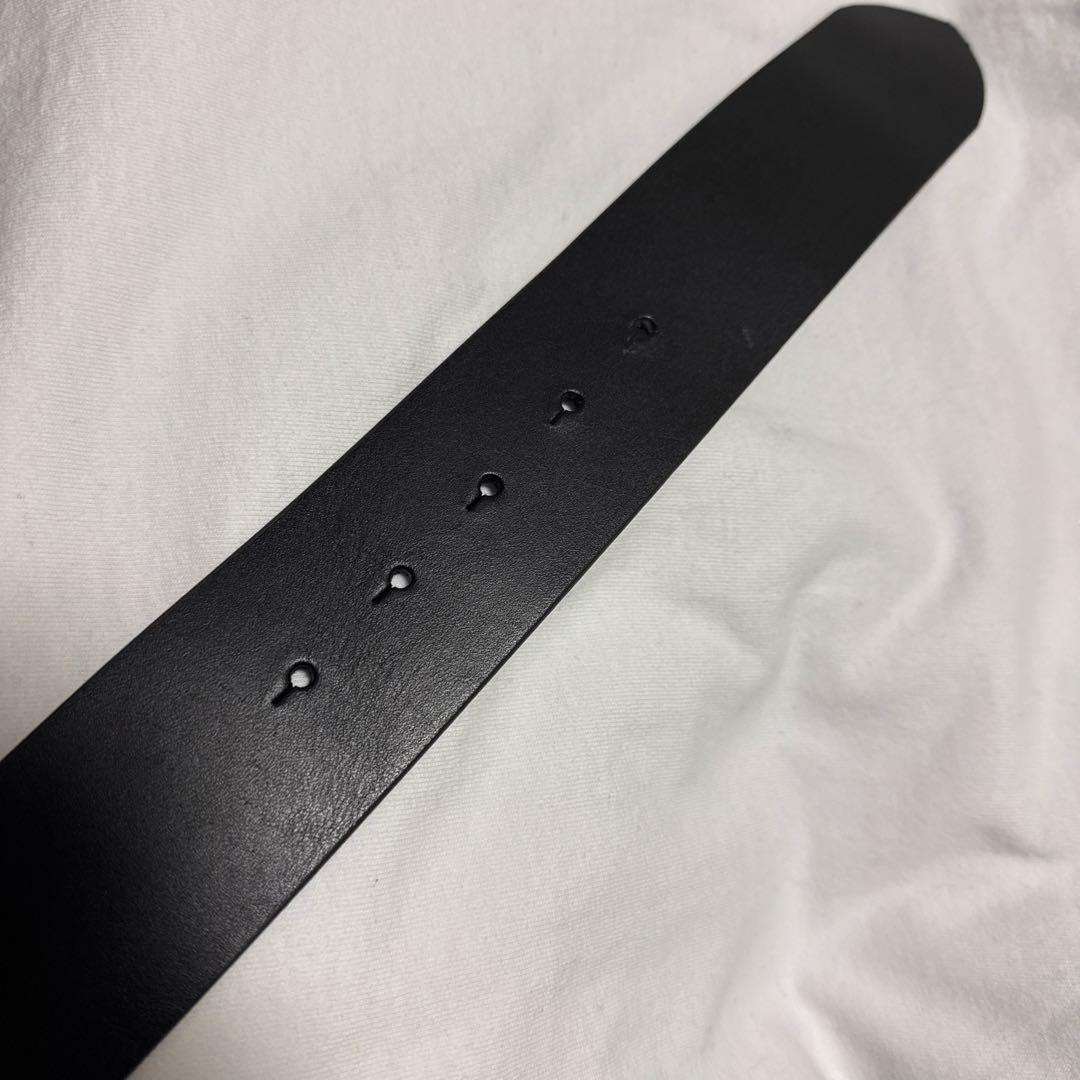 DIESEL ブラックレザーベルト 70/28