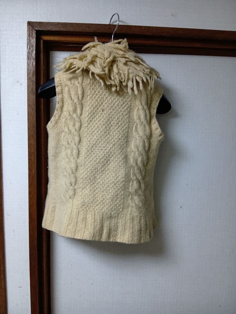 ジュンヤワタナベフリンジニットベスト