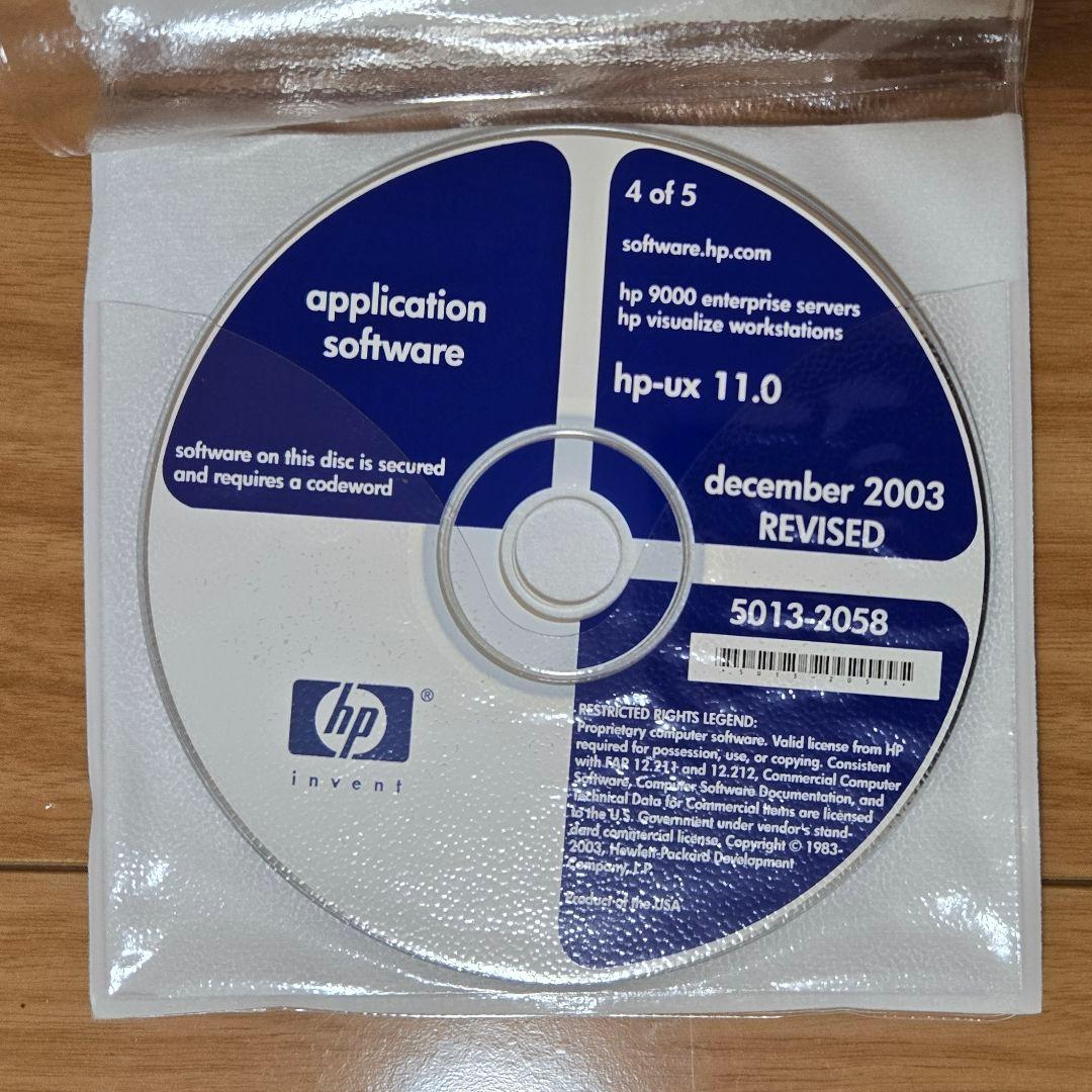 hp-ux 11.0 operating system　メディア9枚