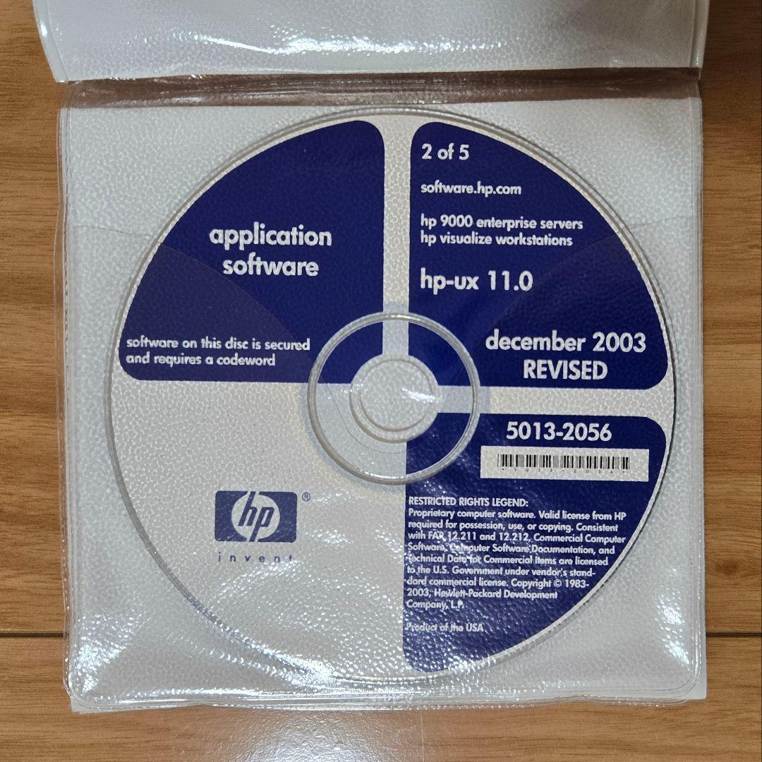hp-ux 11.0 operating system　メディア9枚