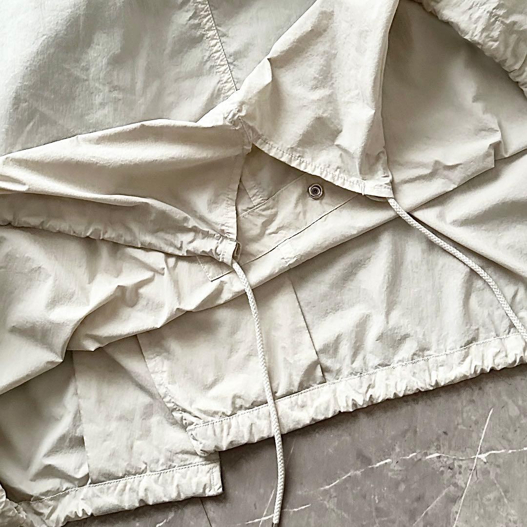 ATON × H BEAUTY&YOUTH モヘア ファー モッズコート グレー