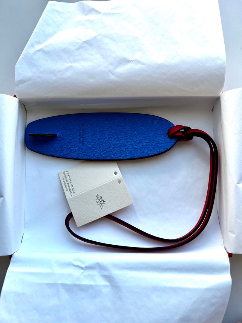 エルメス　サーフボード型　革ストラップ　レア　未使用