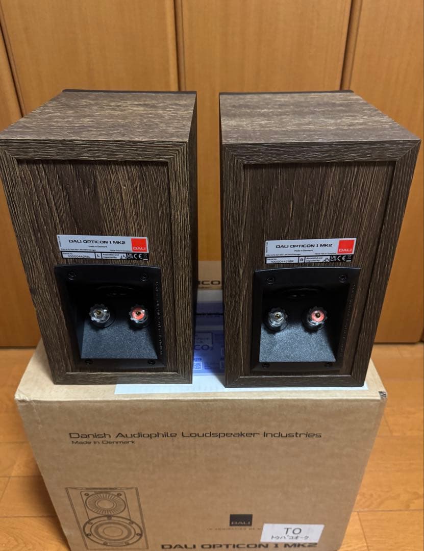 ダリ　ブックシェルフ型スピーカー（ペア）OPTICON1MK2TO 新品同様