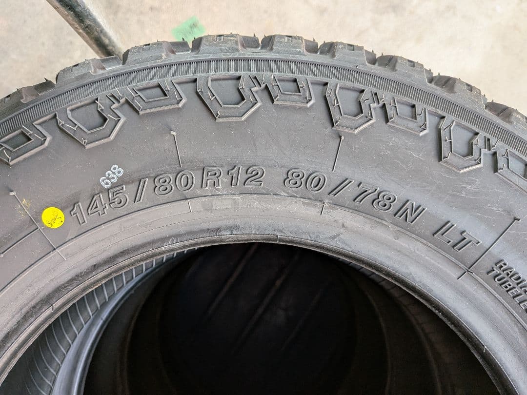 5K　2/2 新品RIVAIアルミGEOLANDAR KT 145/80R