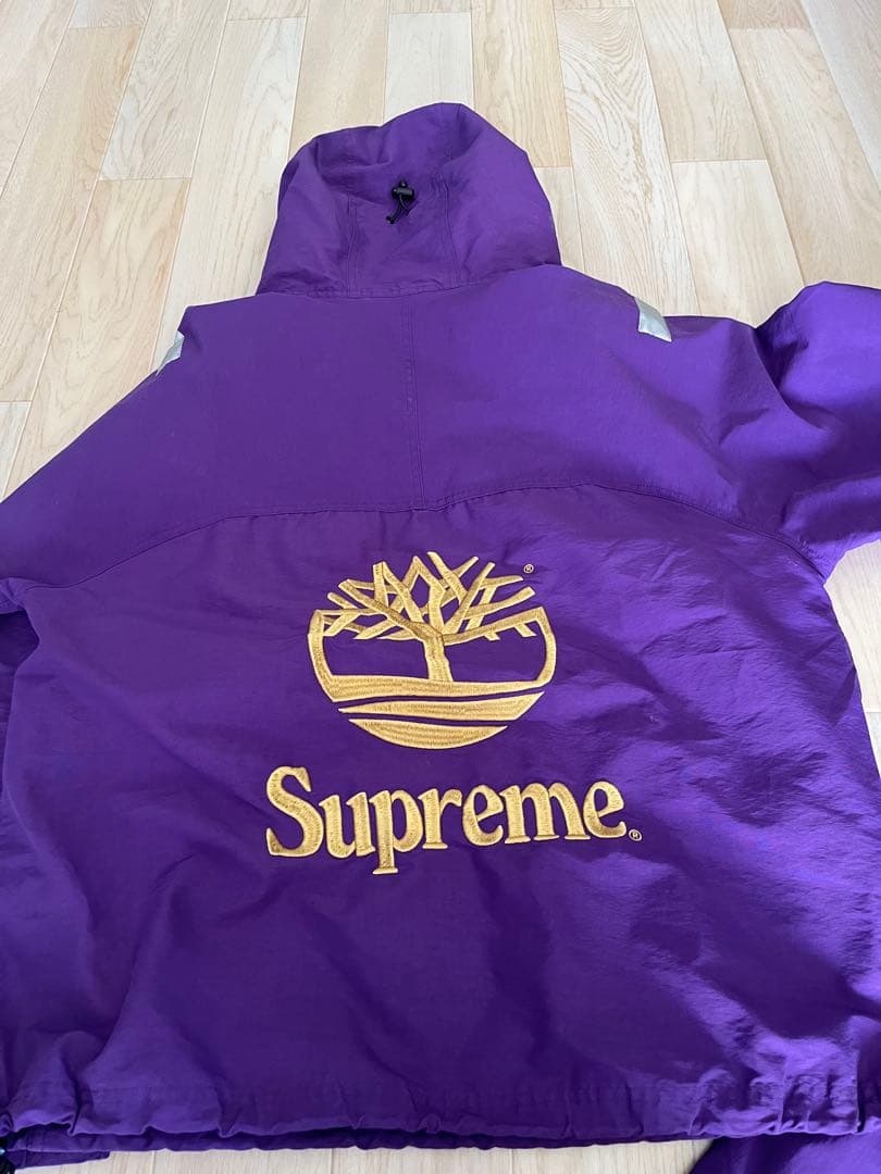 Supreme×Timberlandアノラックセットアップ キャップ パープル