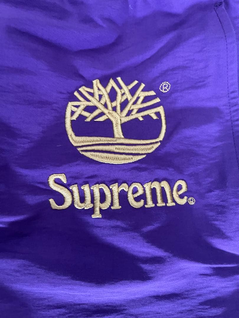 Supreme×Timberlandアノラックセットアップ キャップ パープル