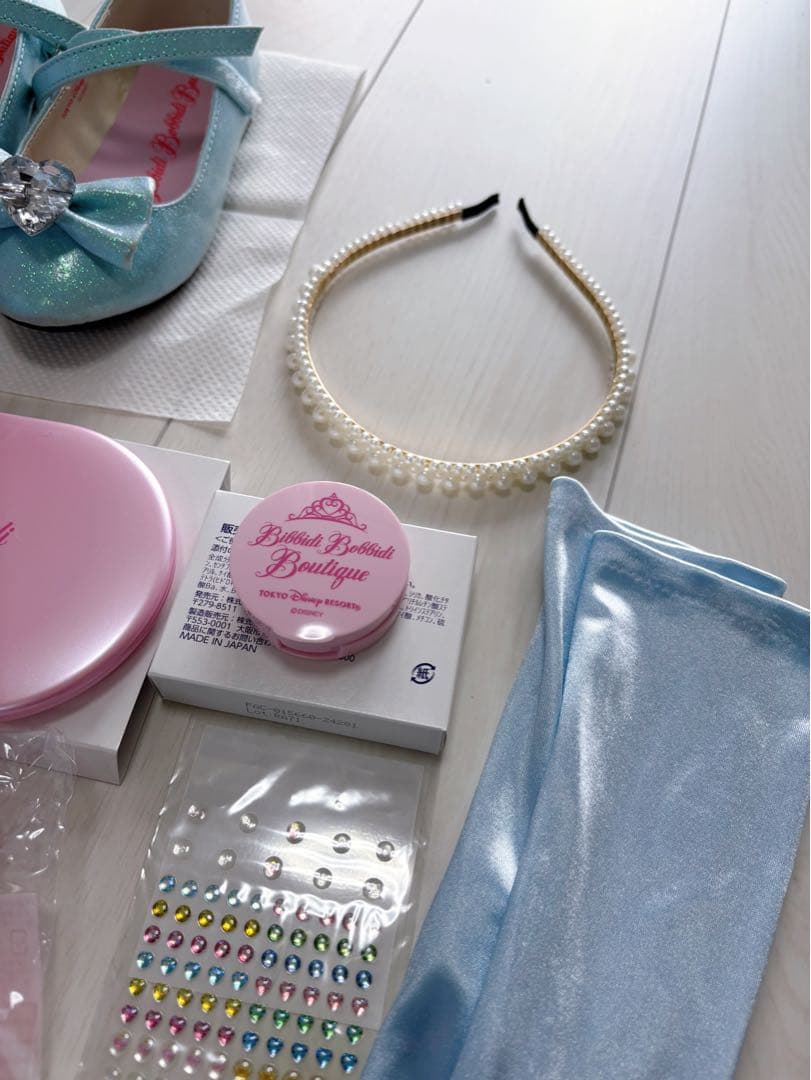 ビビデバビデブティック シンデレラプレミアムドレス 110cmシューズ19cm