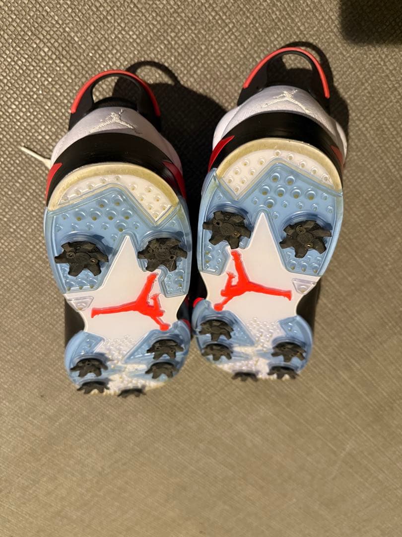 aj6 ゴルフ　ジョーダン レトロ 6G オリンピックカラー　美品　ホワイト