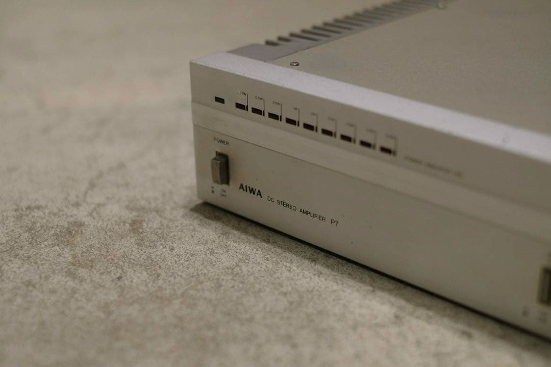 名機 AIWA パワーアンプ S-P7 動作品 ヴィンテージ