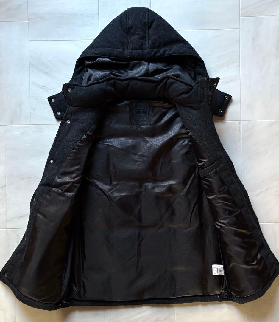 ステューシー ウールダウンベスト ジップアップ 2way Mサイズ