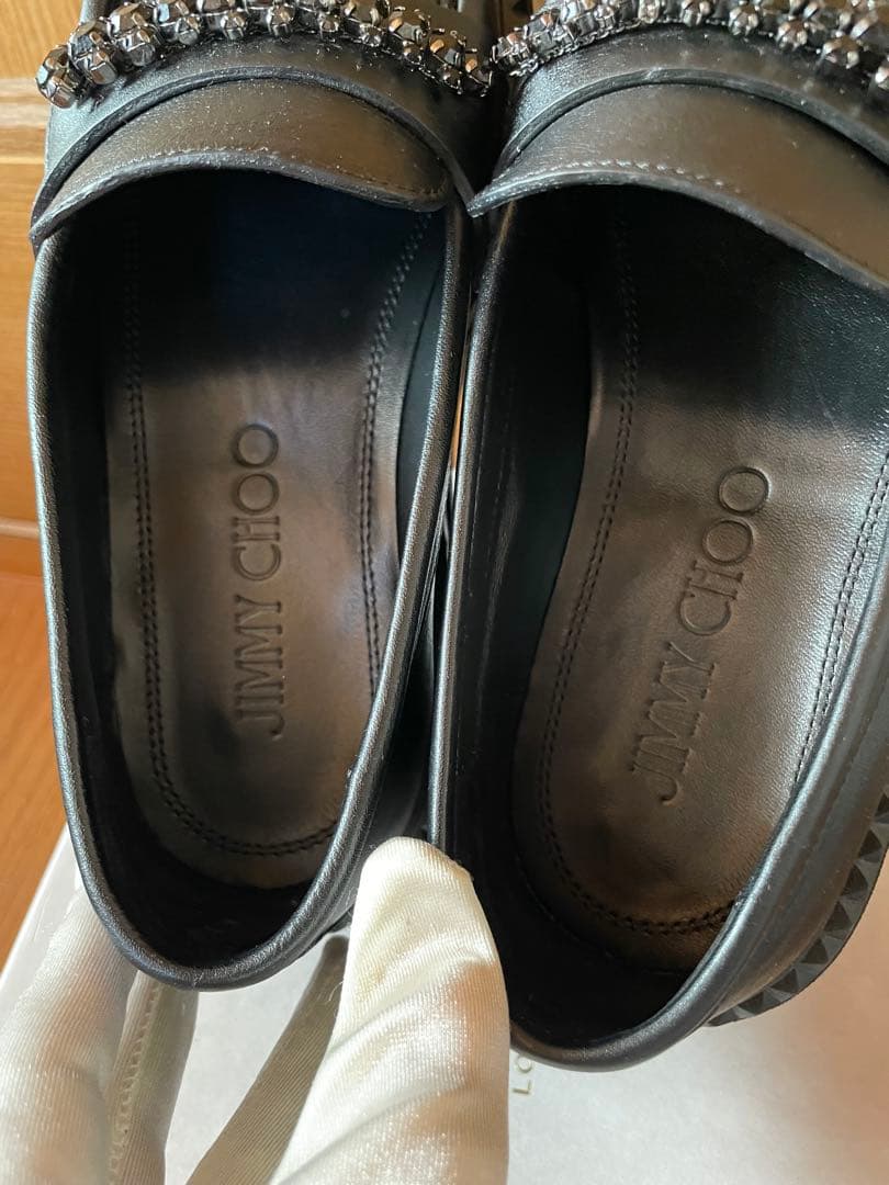 【JIMMY CHOO】Bryer 厚底ローファー　36.5