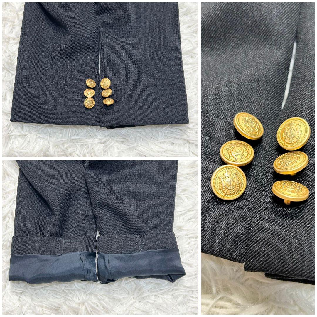 【美品】POLO フォーマル スーツ キッズ 120 卒服 ブラック