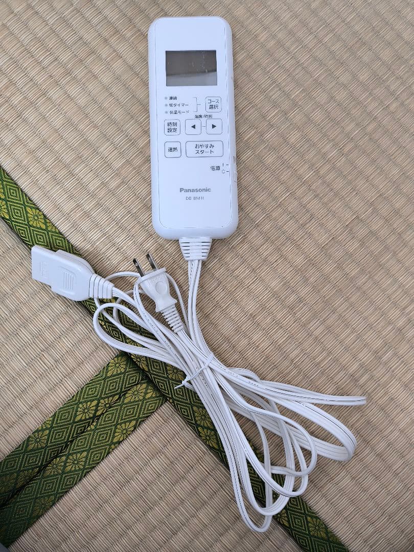 Panasonic 電気毛布 グレー 温度調節機能付き