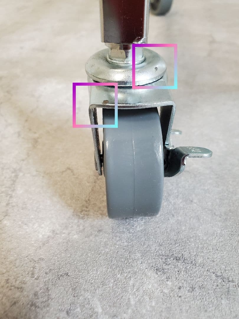 マーブルトップトローリー　大理石天板 スチール製キッチンワゴン　S