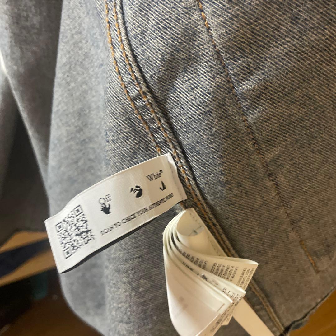 Off-White ダメージデニムジャケット