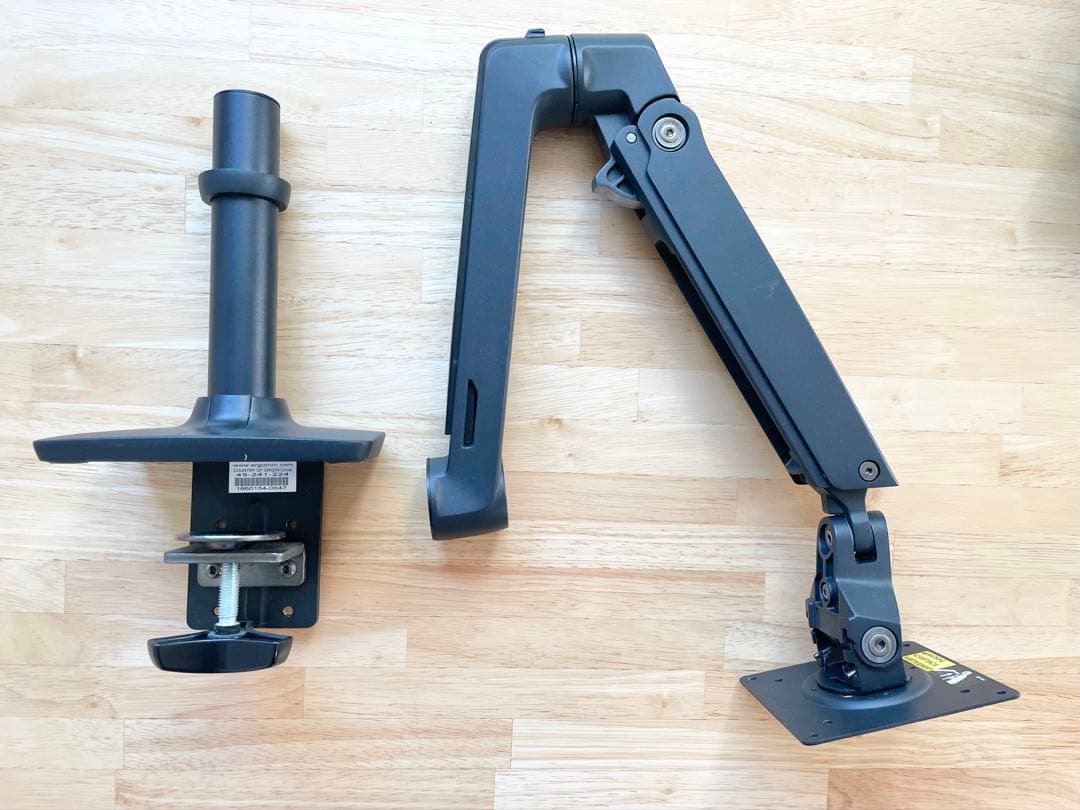 エルゴトロンLX デスクマウントアーム マットブラック