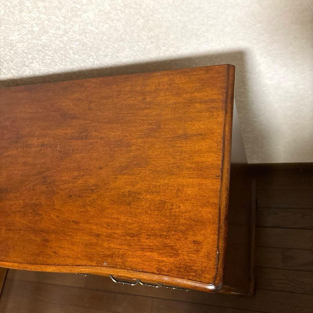 【良品】アンティーク調 ５段 チェスト 猫脚