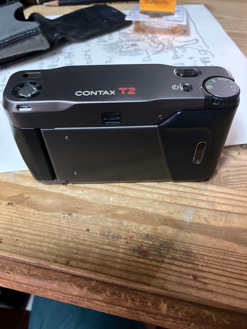 ジャンク　CONTAX T2 コンパクトカメラ Titan Silver