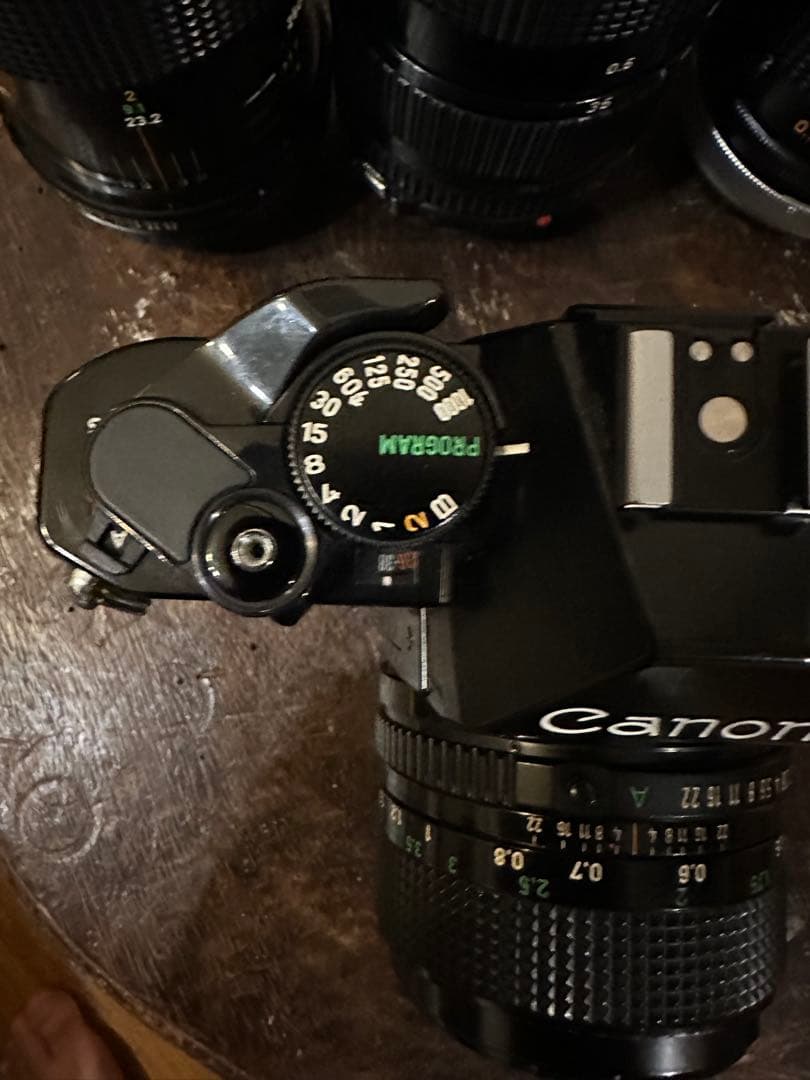 Canon AE-1 Program黒＋FD豪華レンズ4本