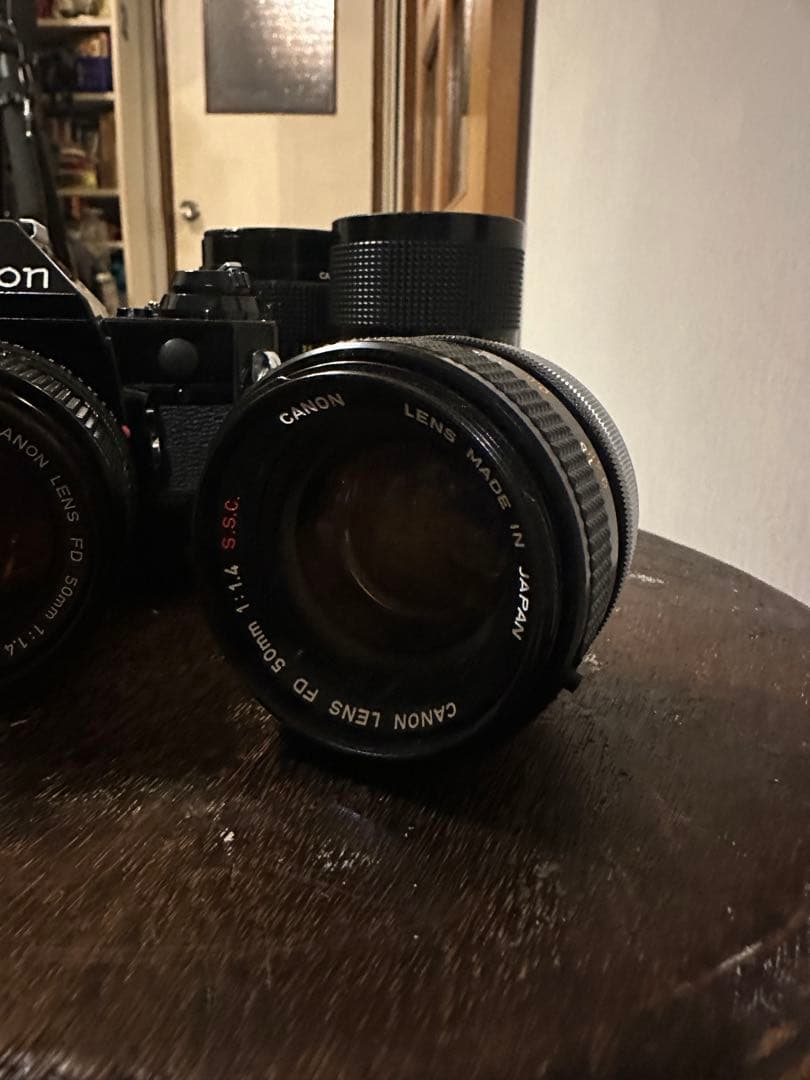 Canon AE-1 Program黒＋FD豪華レンズ4本