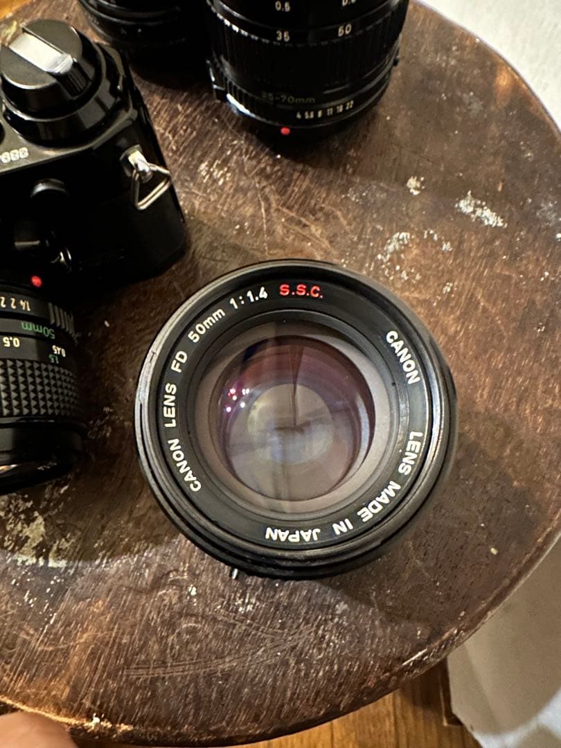 Canon AE-1 Program黒＋FD豪華レンズ4本