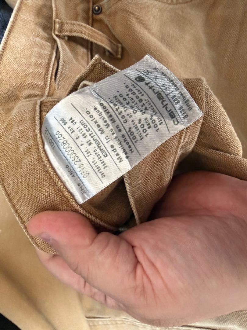 カーハートcarhartt ダブルニー ペインター パンツ ダック地 メキシコ製