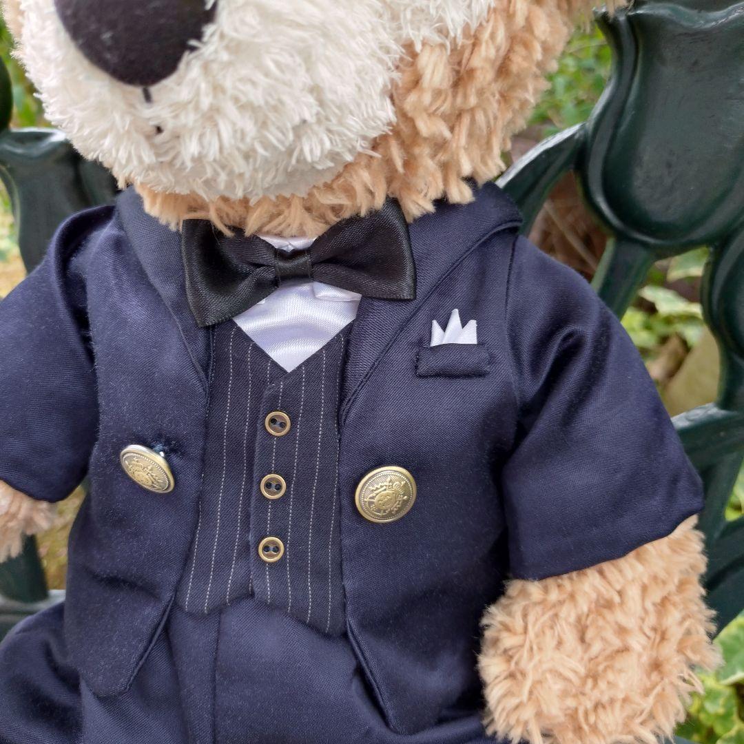 ダッフィー・シェリーメイコスチューム ウェディングセット(ネイビー)