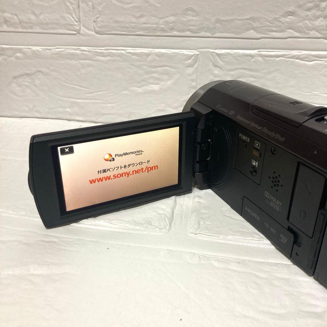 【動作確認済】SONY HDR-CX535 デジタルHDビデオカメラ ブラウン