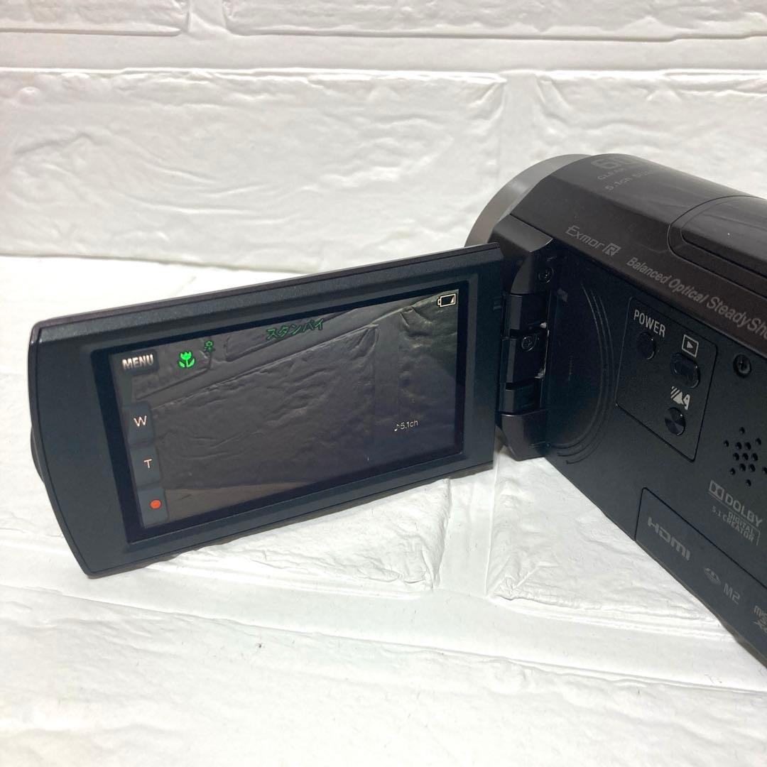 【動作確認済】SONY HDR-CX535 デジタルHDビデオカメラ ブラウン