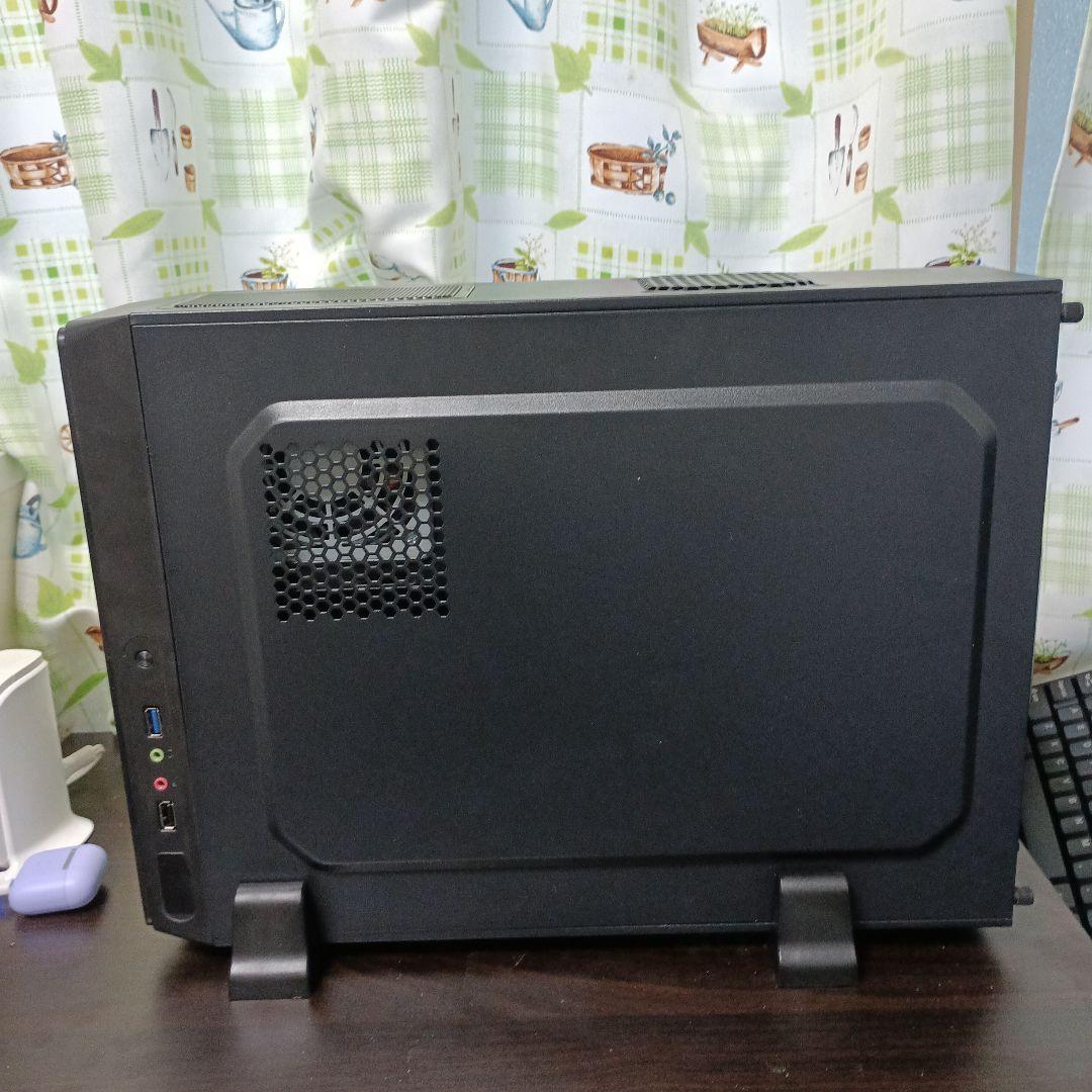 マ*】様 自作デスクトップPC ブラック スリムケースWindows11