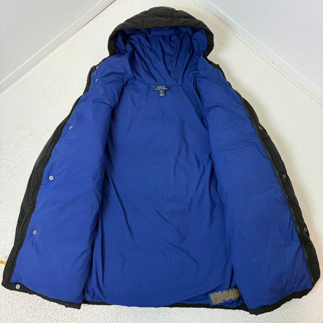 ポロラルフローレン　ダウンジャケット　ブラック　ポニーロゴ　メンズMサイズ相当