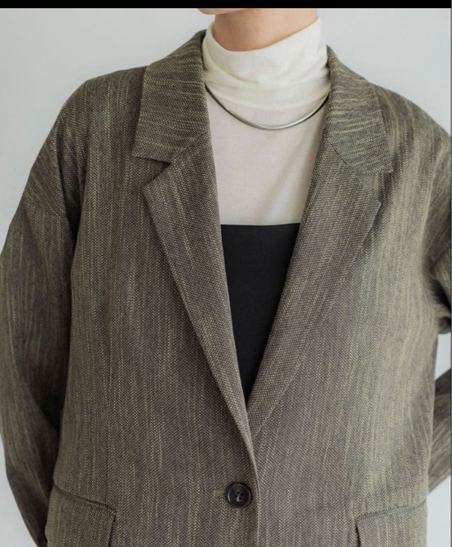 『完売品』crewreツイーディヘリンボンジャケットサイズ1