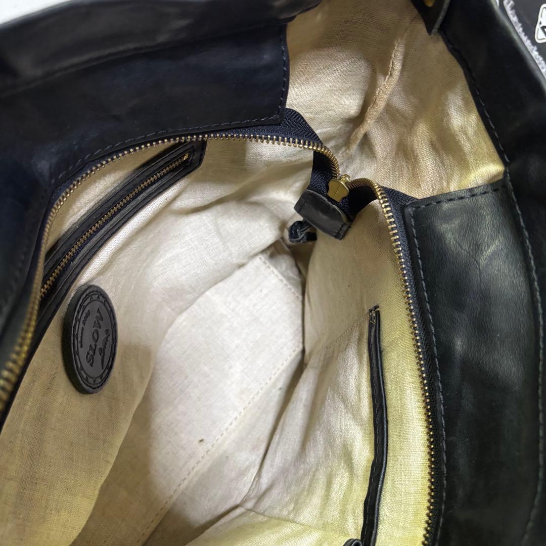 【希少】 SLOW スロウ ショルダーバッグ レザー ブラック　A4