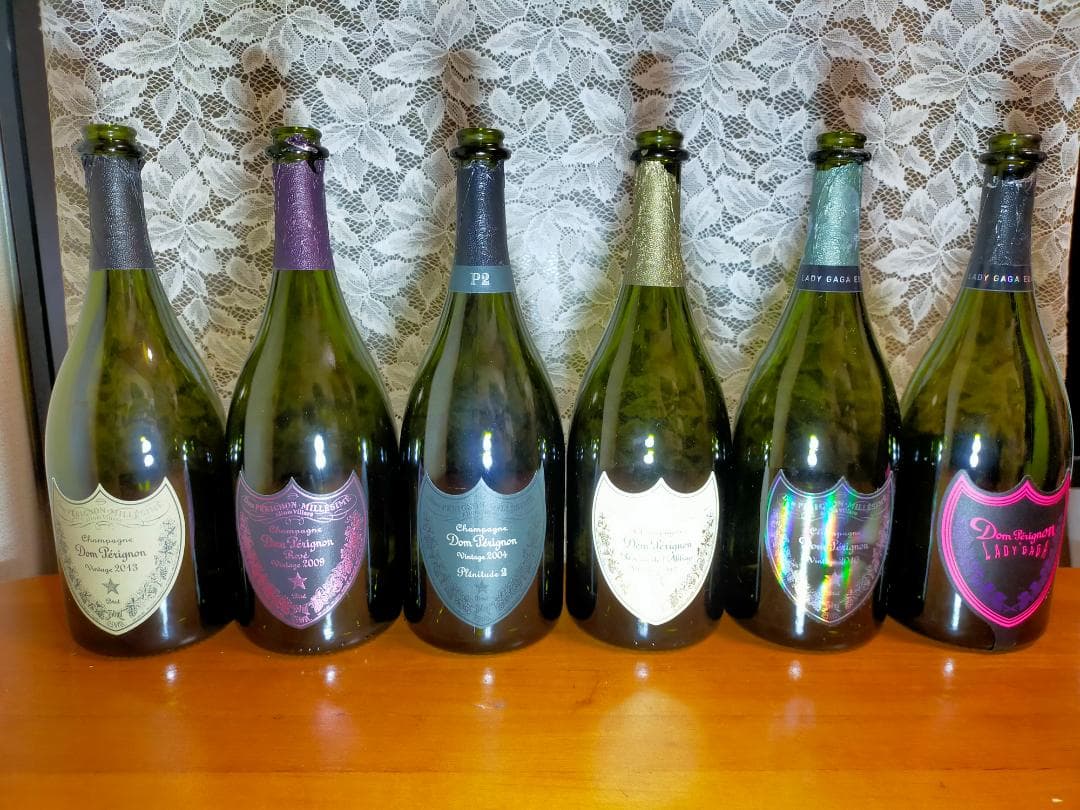 374【空き瓶】ドンペリ　6種6本セット