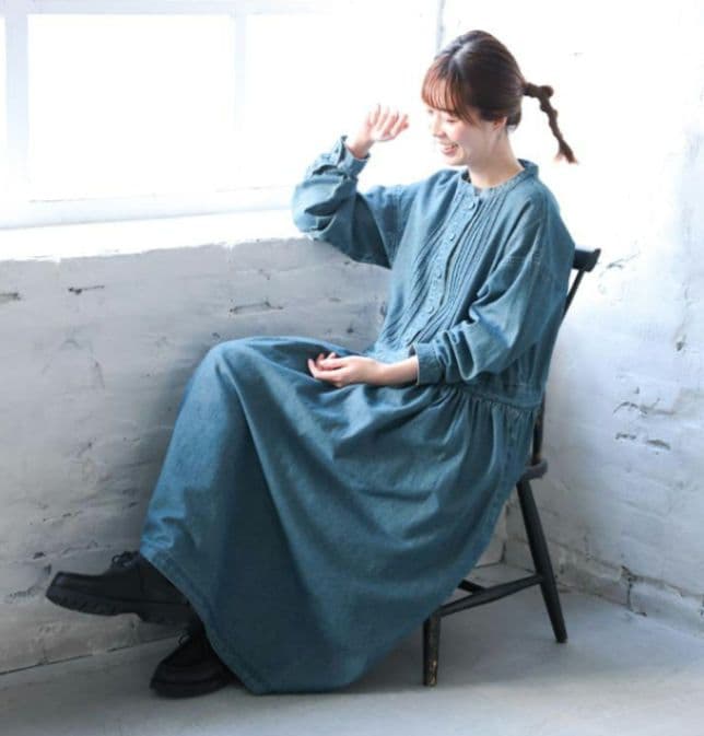 soulberry ソウルベリー　はちみつ堂のデニムワンピース M