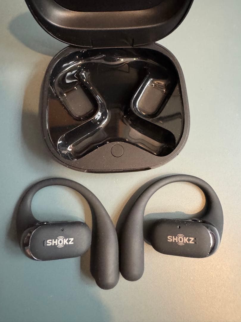 【アルコール消毒済】OpenFit2 ブラック Shockz