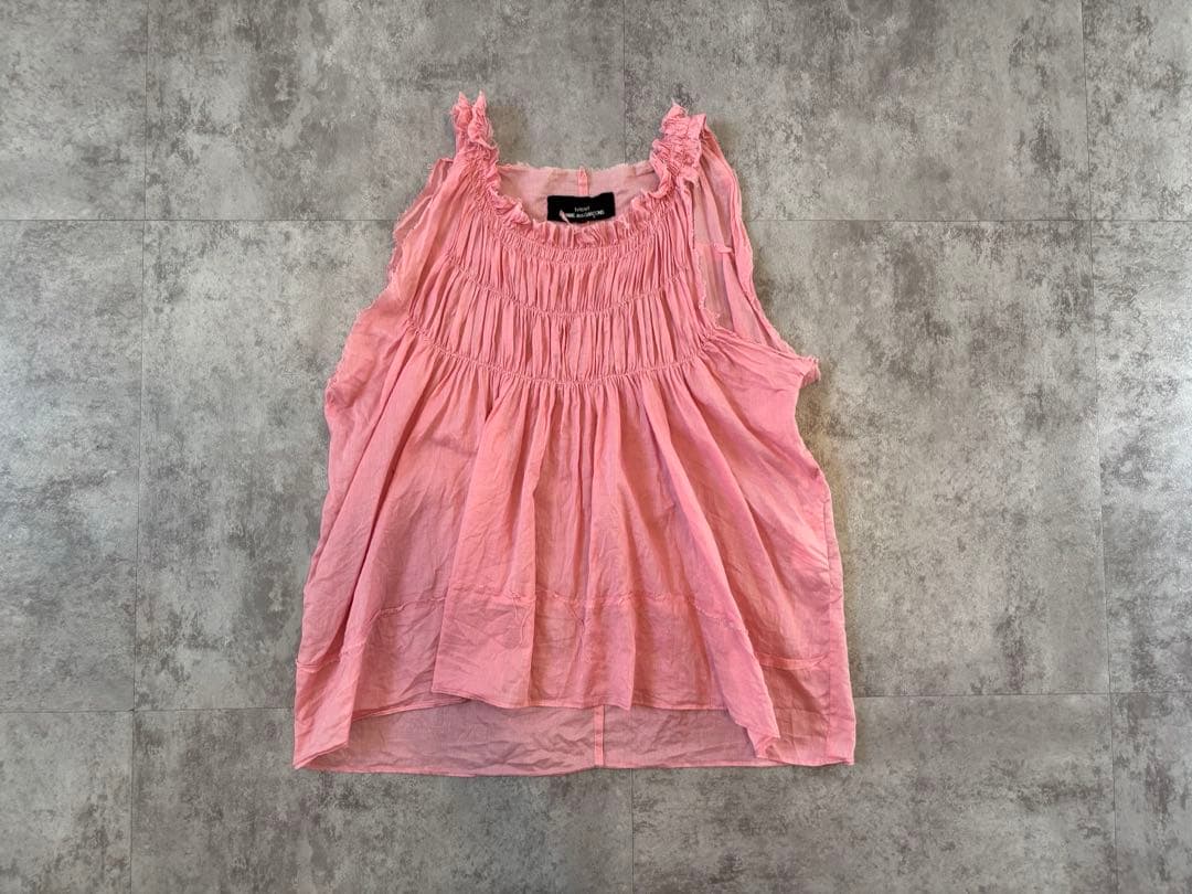 tricot COMME des GARÇONS ギャザータンクトップ