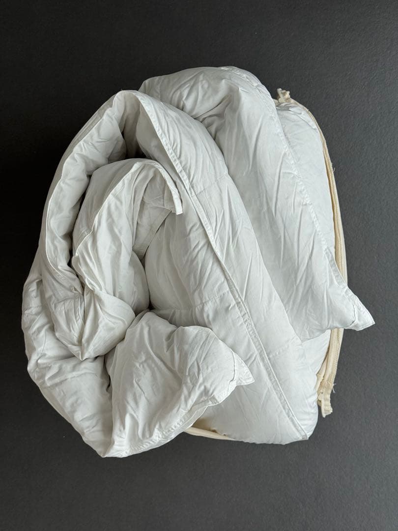 無印良品 防ダニ 羽毛掛ふとん・中厚手 S シングル