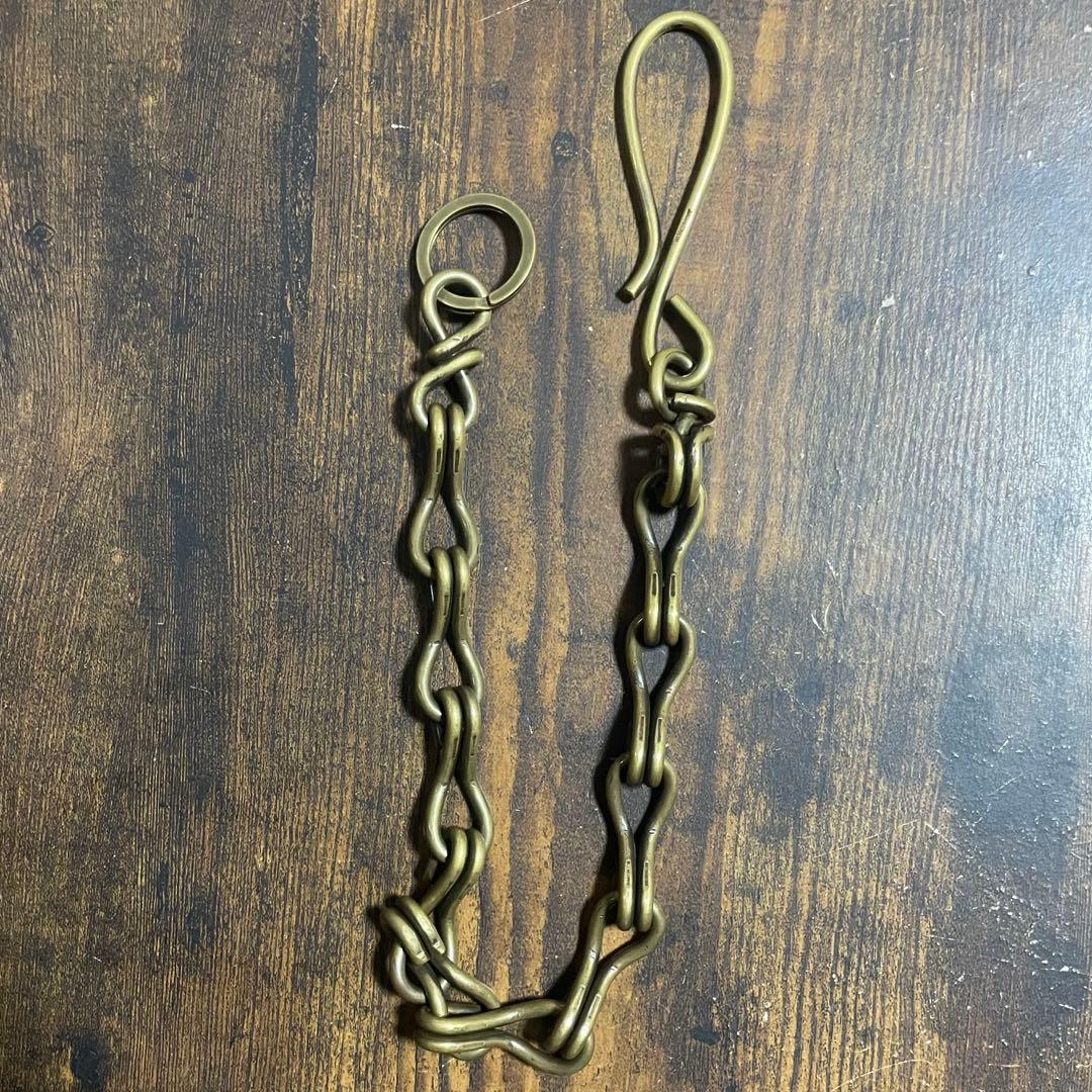 【激レア】ウォレットチェーン ビンテージ　ATTACHMENT初期モデル 真鍮