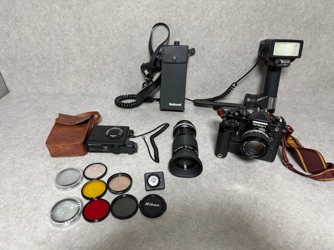 フィルム一眼レフカメラ NIKON FE ニコン レンズ 2個セット