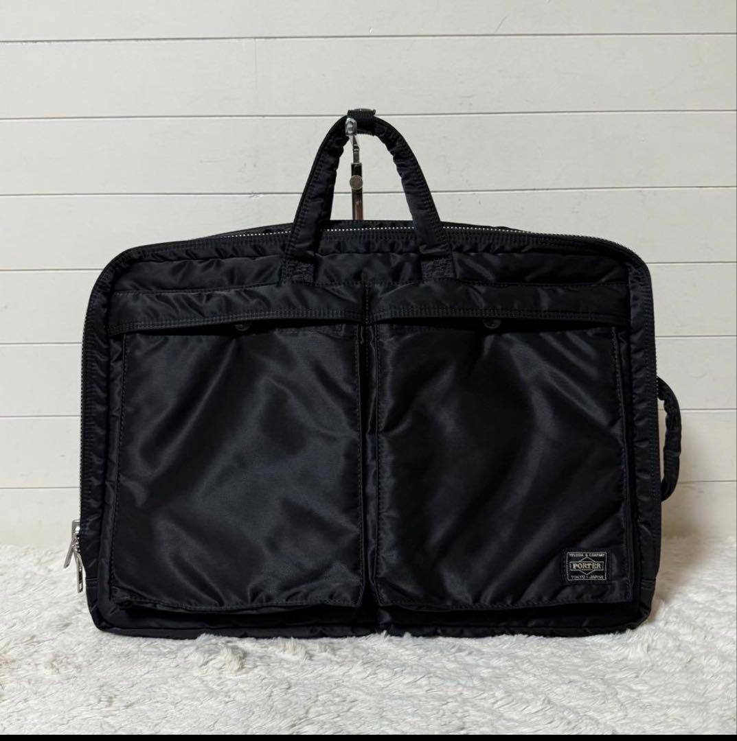 ⭐️未使用級⭐️　PORTER TANKER 3way　ビジネスバッグ　ブラック