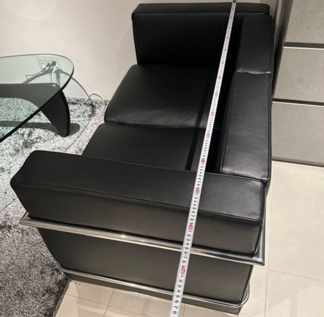 【引越し間近最終値下げ/配送料込み】ル・コルビジェリプロダクト2人掛けソファー