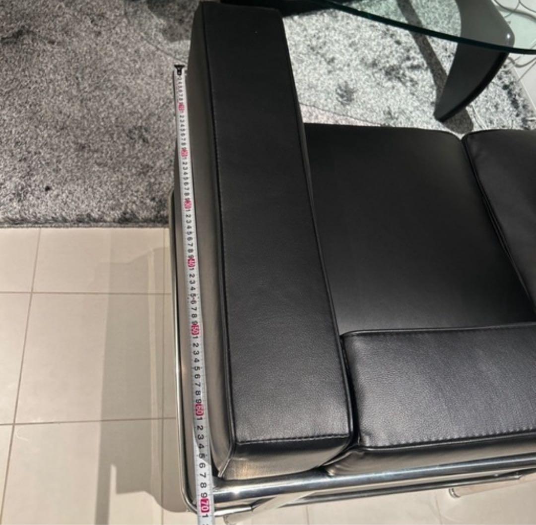 【引越し間近最終値下げ/配送料込み】ル・コルビジェリプロダクト2人掛けソファー